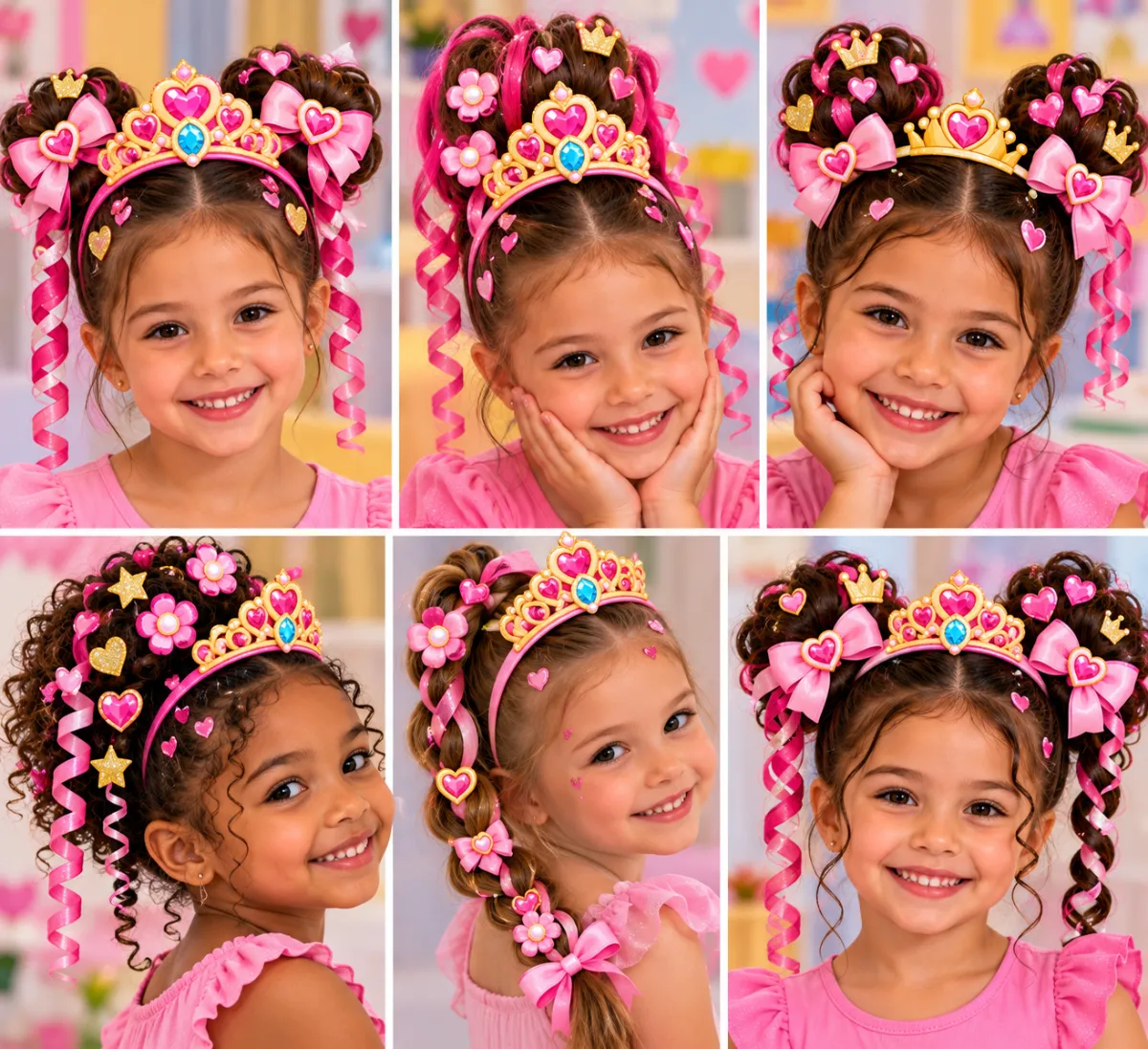 Tiara de Princesa Cabelo Maluco Menina — amostra 2: Tiara Princesa para recortar, montar e usar no cabelo maluco, com…