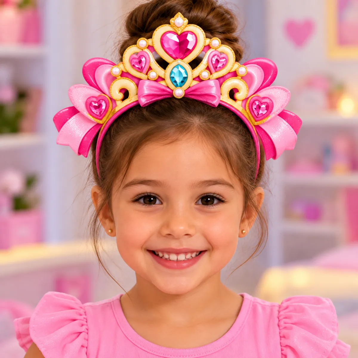 Tiara de Princesa Cabelo Maluco Menina — amostra 3: Tiara Princesa para recortar, montar e usar no cabelo maluco, com…