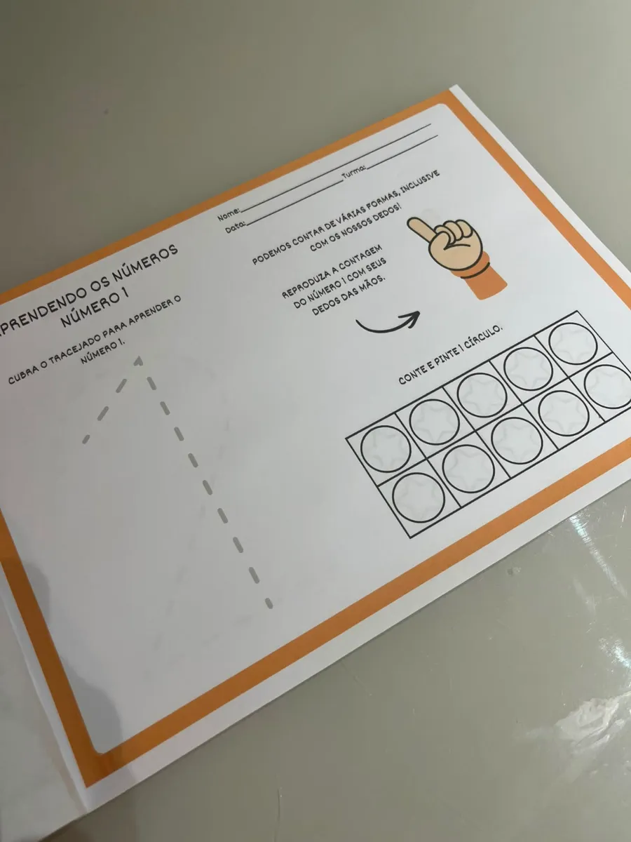 Tico e os Números do 1 ao 10 - Matemática Educação Infantil — amostra 5: Um material lúdico e fácil de usar para ajudar a…