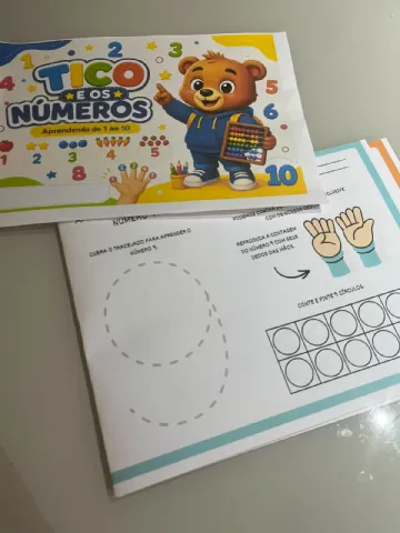 �� TICO E OS NÚMEROS — DO 1 AO 10 prê e 1° ano — amostra 1: �� APRENDER OS NÚMEROS PODE SER DIVERTIDO