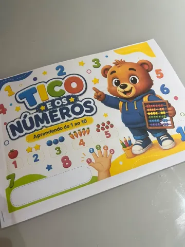 �� TICO E OS NÚMEROS — DO 1 AO 10 prê e 1° ano — amostra 5: �� APRENDER OS NÚMEROS PODE SER DIVERTIDO