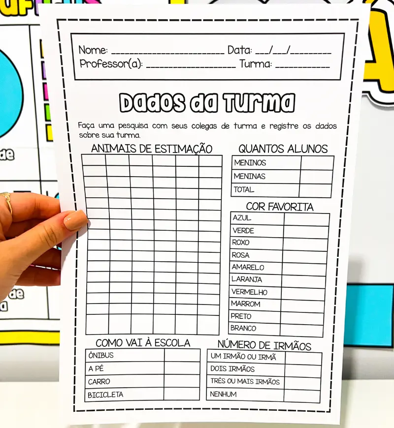 Tipos de Gráficos: Kit com Atividades e Painéis para Imprimir — amostra 7: Explore a leitura e a construção de gráficos com…