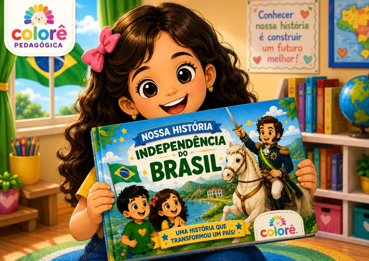 🇧🇷📖 TIRINHA DA CONTAÇÃO DE HISTÓRIA SOBRE A INDEPENDÊNCIA📖🇧🇷 — capa do material