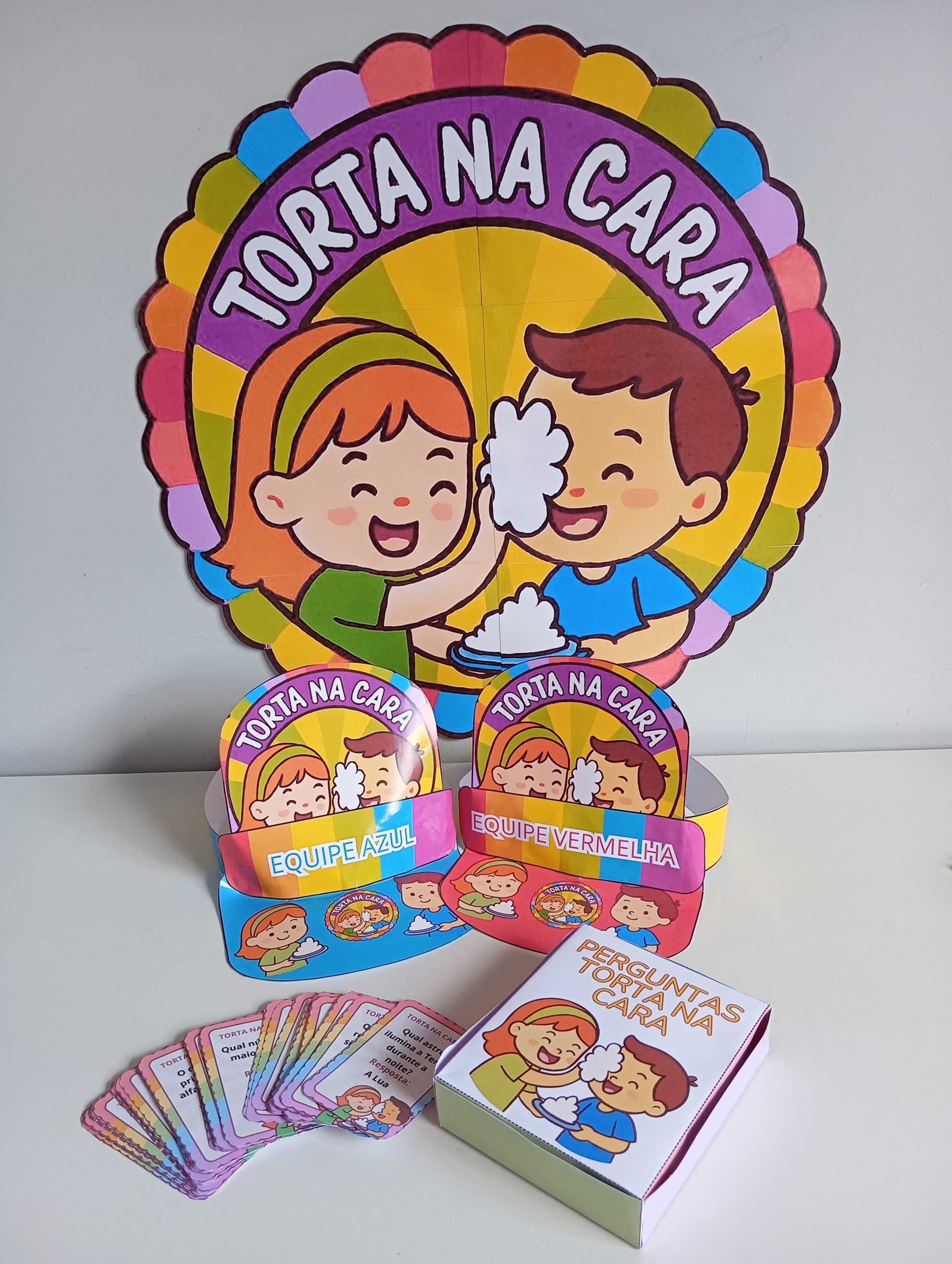 Torta na Cara, Amarelinha e Painel de Porta – Dia das Crianças | Anos Iniciais — amostra 7: Torta na Cara, Amarelinha e…