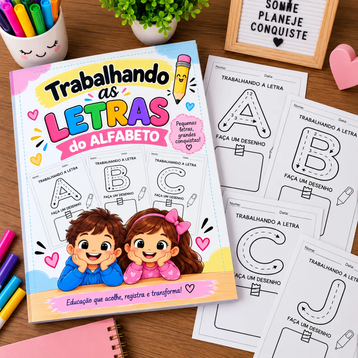 Trabalhando as Letras do Alfabeto- Alfabetização-Ensino Infantil — Atividades para Todas as séries: Atividades para…
