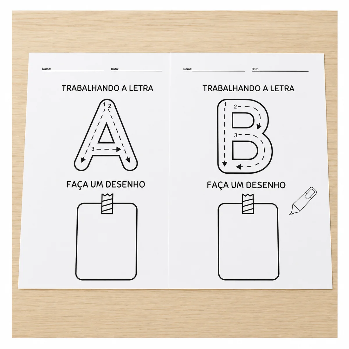 Trabalhando as Letras do Alfabeto 🔤🌈 — amostra 1: 🔤 TRABALHANDO AS LETRAS DO ALFABETO 🌈📚