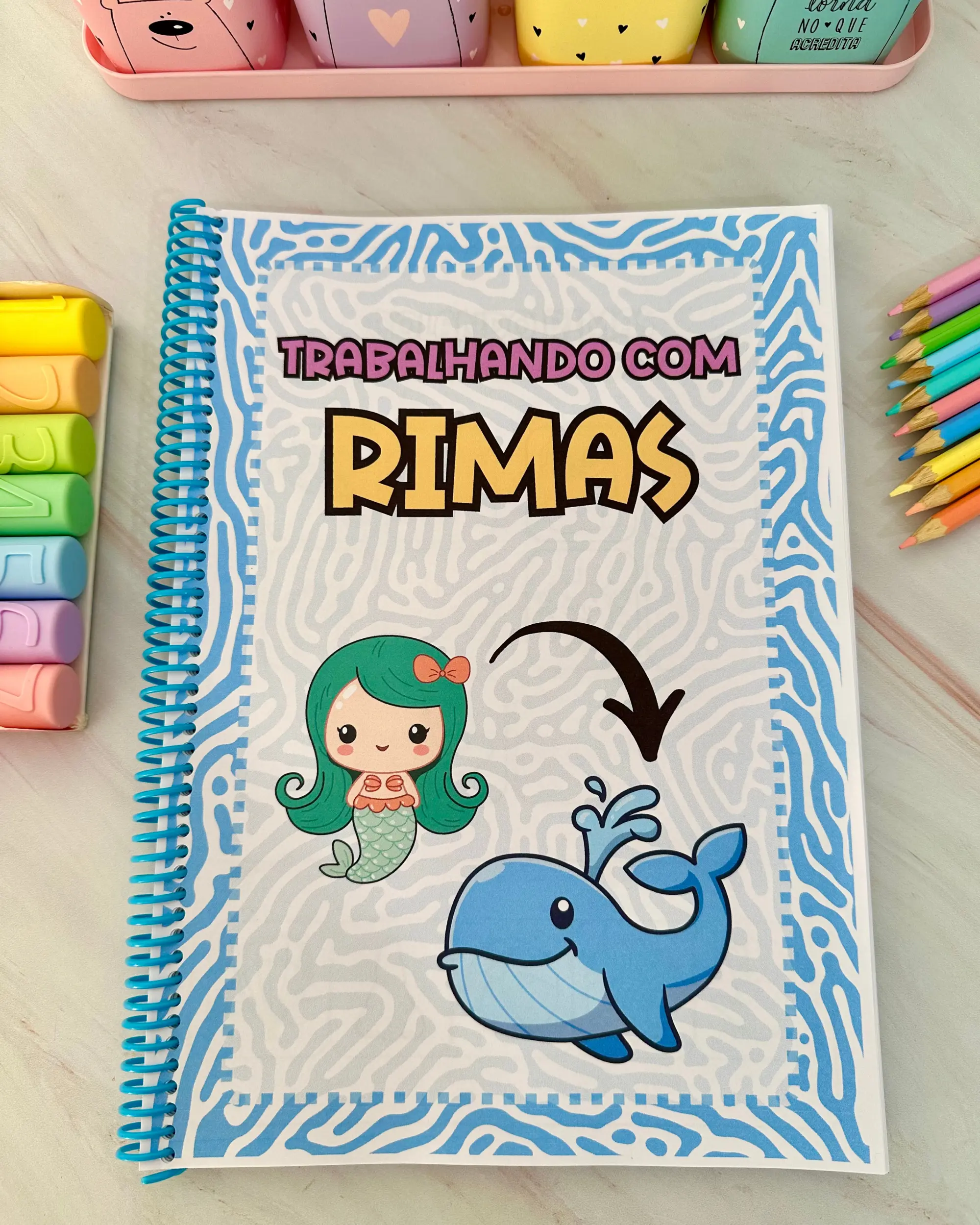 Trabalhando com Rimas - consciência fonológica — capa do material