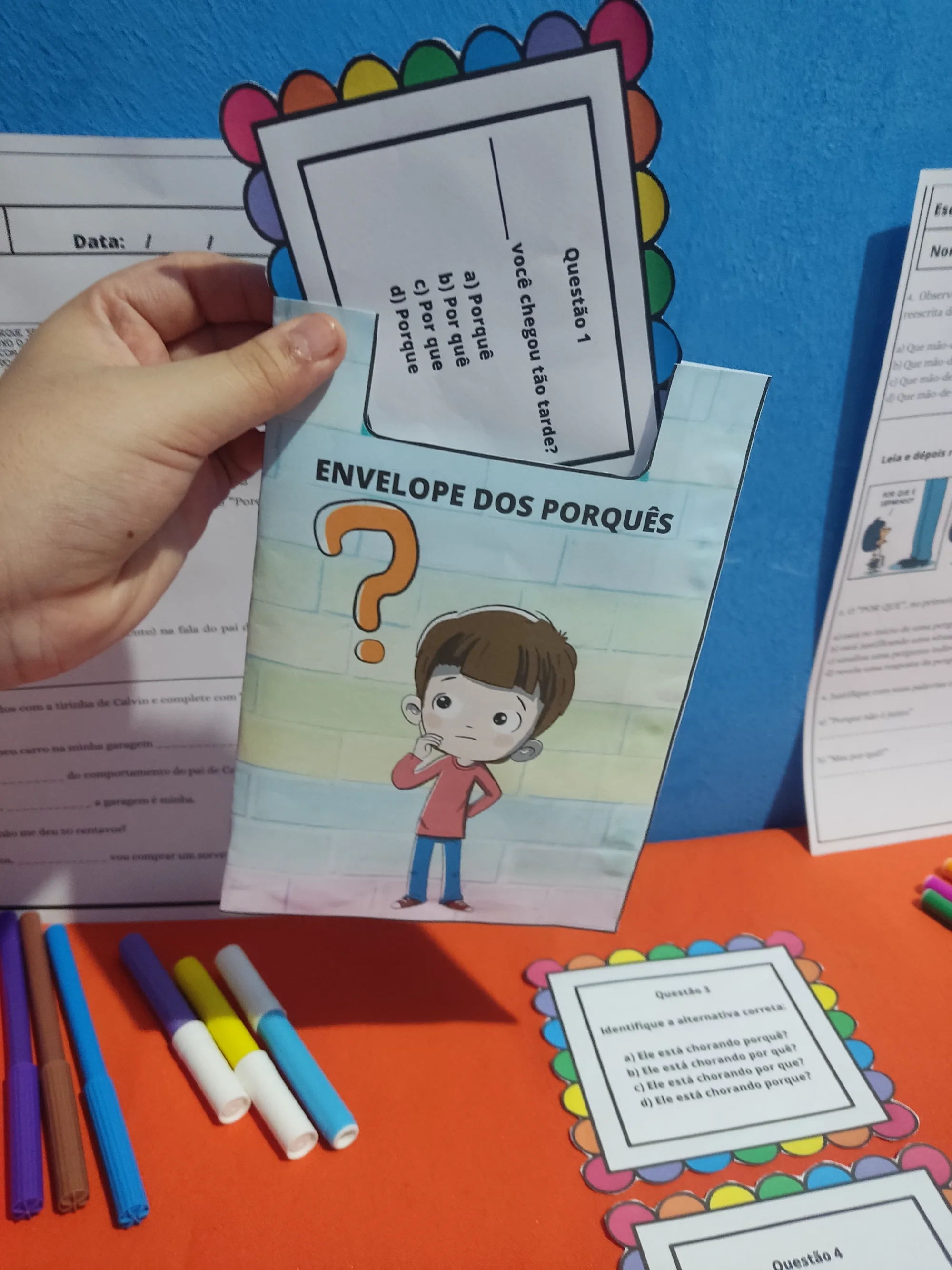 TRABALHANDO OS PORQUÊS: Explorando Respostas e Reflexões! — amostra 2: Material pronto de 16 páginas para ensinar os…