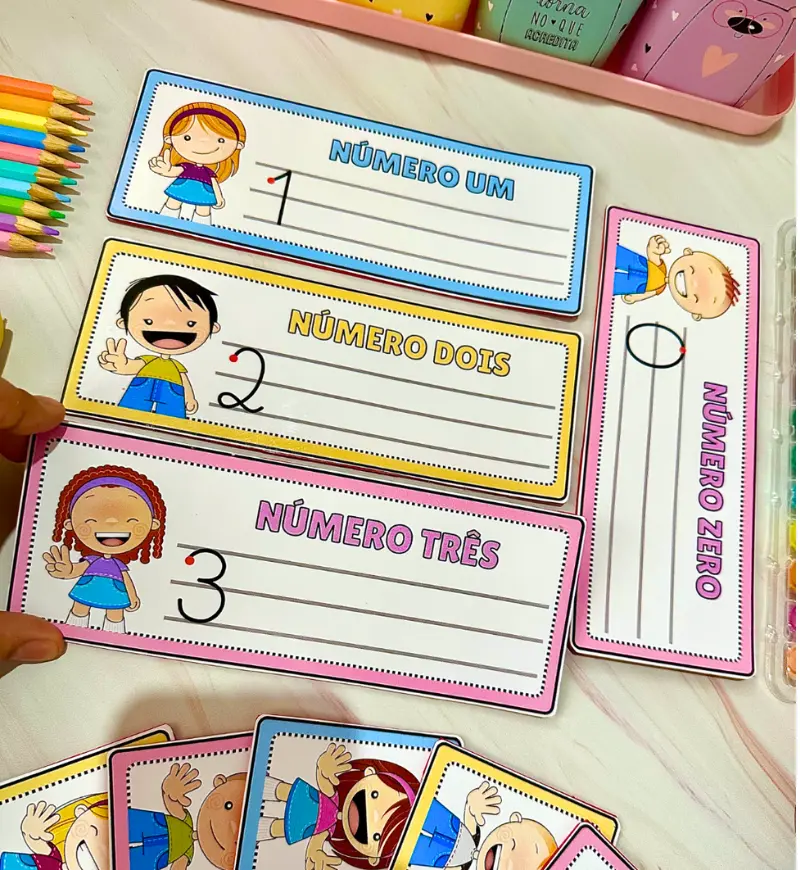 Traçado dos Números de 0 a 10: Fichas para Educação Infantil — amostra 4: Para quem é indicado
