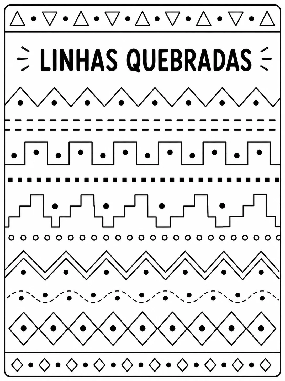 Traçados e Desenhos Negros – Arte, Cultura e Identidade — amostra 1: Material com atividades de traçados, padrões e…