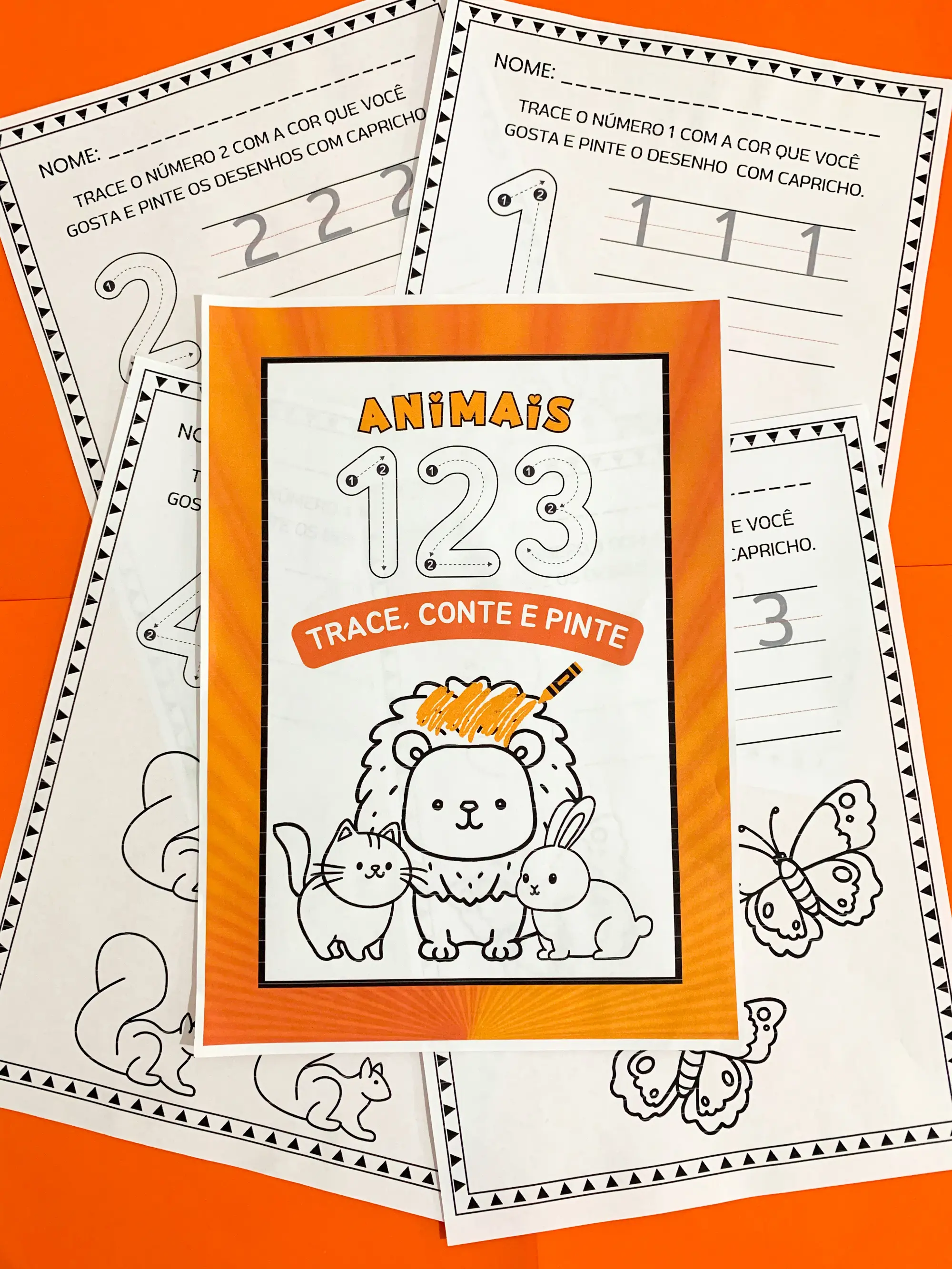 Trace, conte e pinte - Educação Infantil e anos iniciais — capa do material