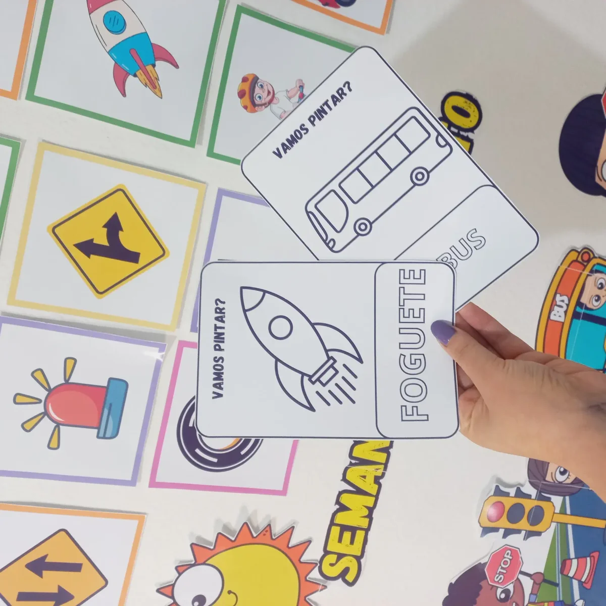 Trânsito Divertido: caderno de Atividades e Jogo Educativo — amostra 2: O recurso Trânsito Divertido foi desenvolvido…