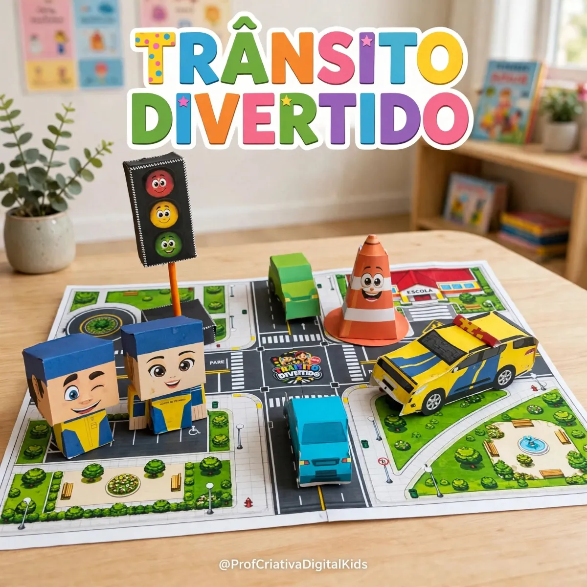 Trânsito Divertido - Recurso Pedagógico: Ensino Fundamental — Jogos pedagógicos para Todas as séries: O Trânsito Divertido…