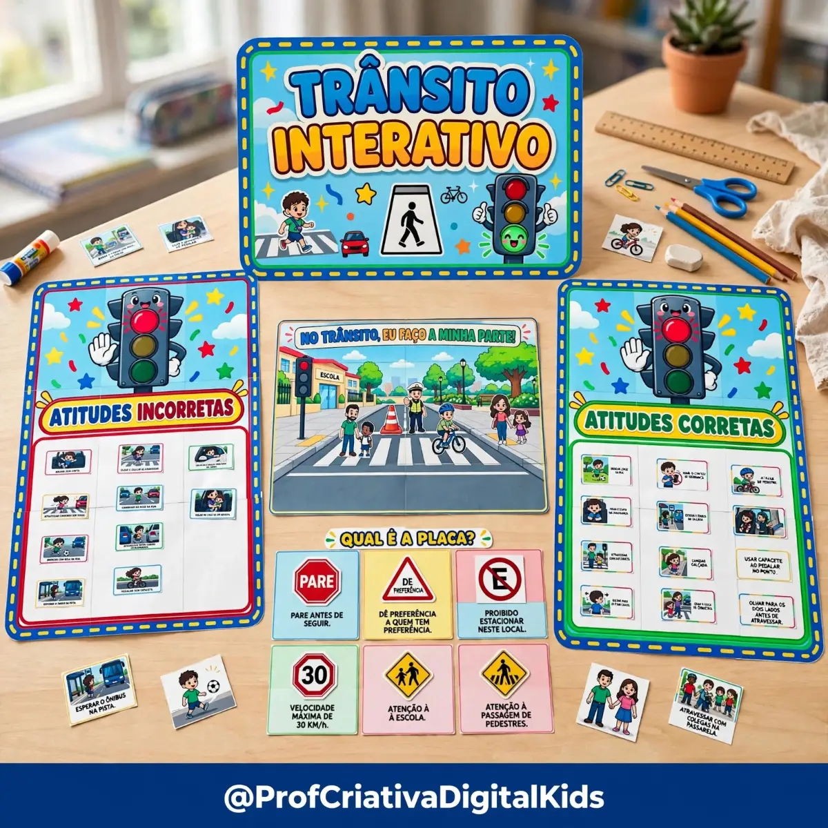 Trânsito Interativo - Recurso Pedagógico Semana do Trânsito — Datas comemorativas para 3º ano: Que tal trabalhar o trânsito…