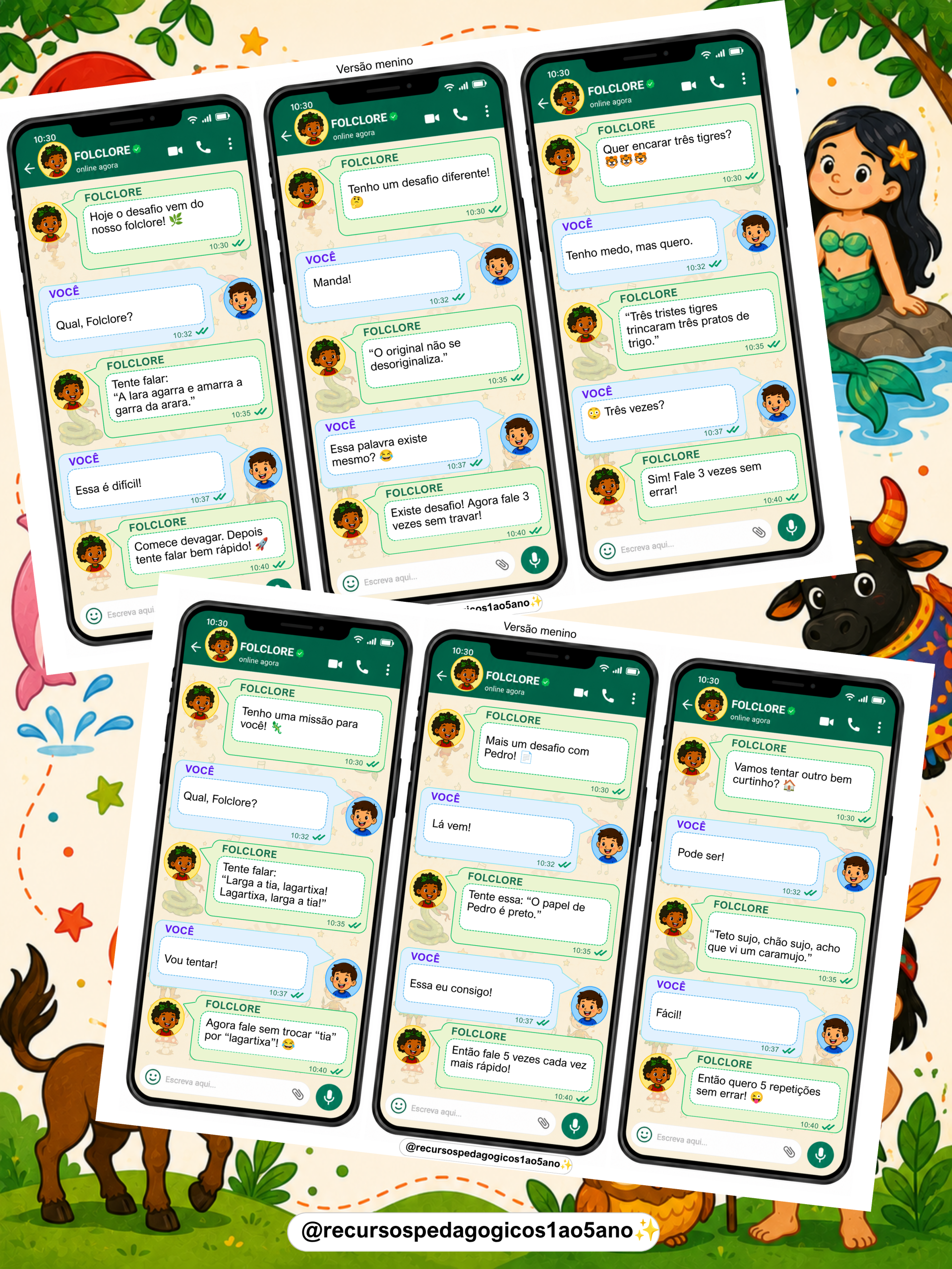 Trava-Línguas – Desafio na Tela do WhatsApp 2º ao 5º ano – PDF para Imprimir — amostra 2: Sobre o Trava-Línguas – Desafio…