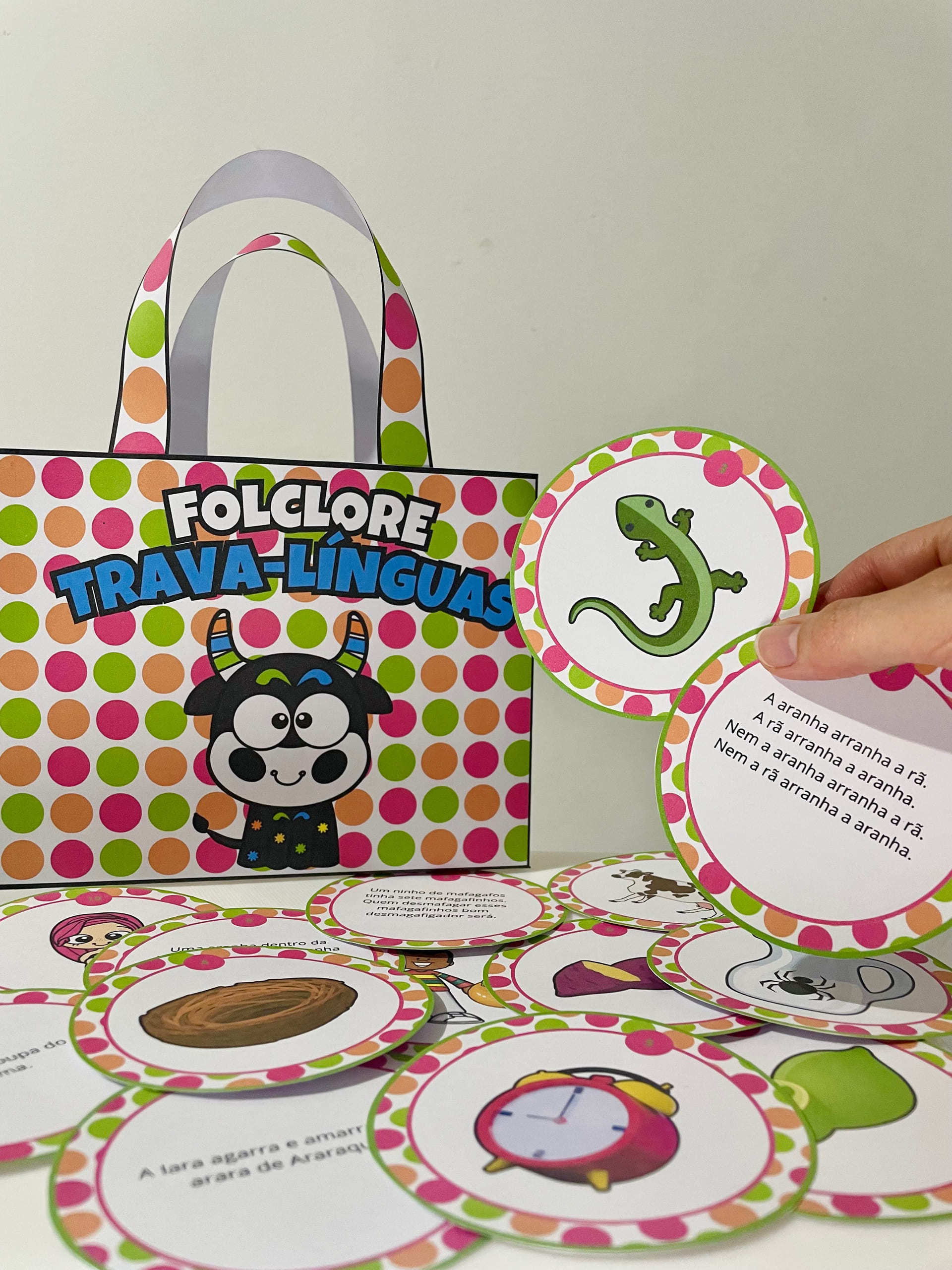 Trava-linguas do folcore – Material Pedagógico — amostra 3: TRAVA-LÍNGUAS DO FOLCLORE COMEMORE O FOLCLORE BRASILEIRO