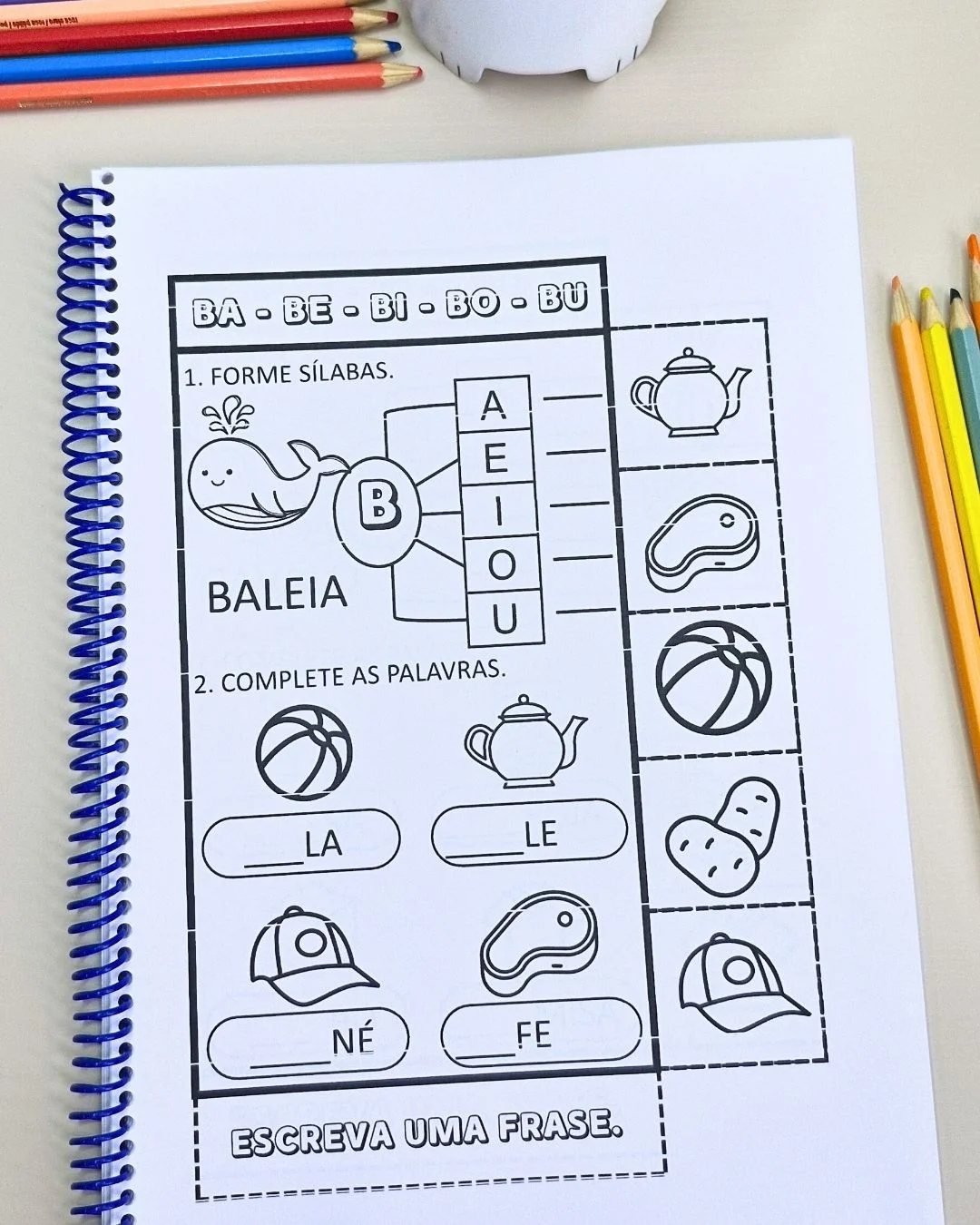 Treinando sílabas simples — amostra 1: Material pedagógico desenvolvido para ajudar crianças em processo de alfabetização a… Treinando sílabas simples — amostra 1: Material pedagógico desenvolvido para ajudar crianças em processo de alfabetização a…