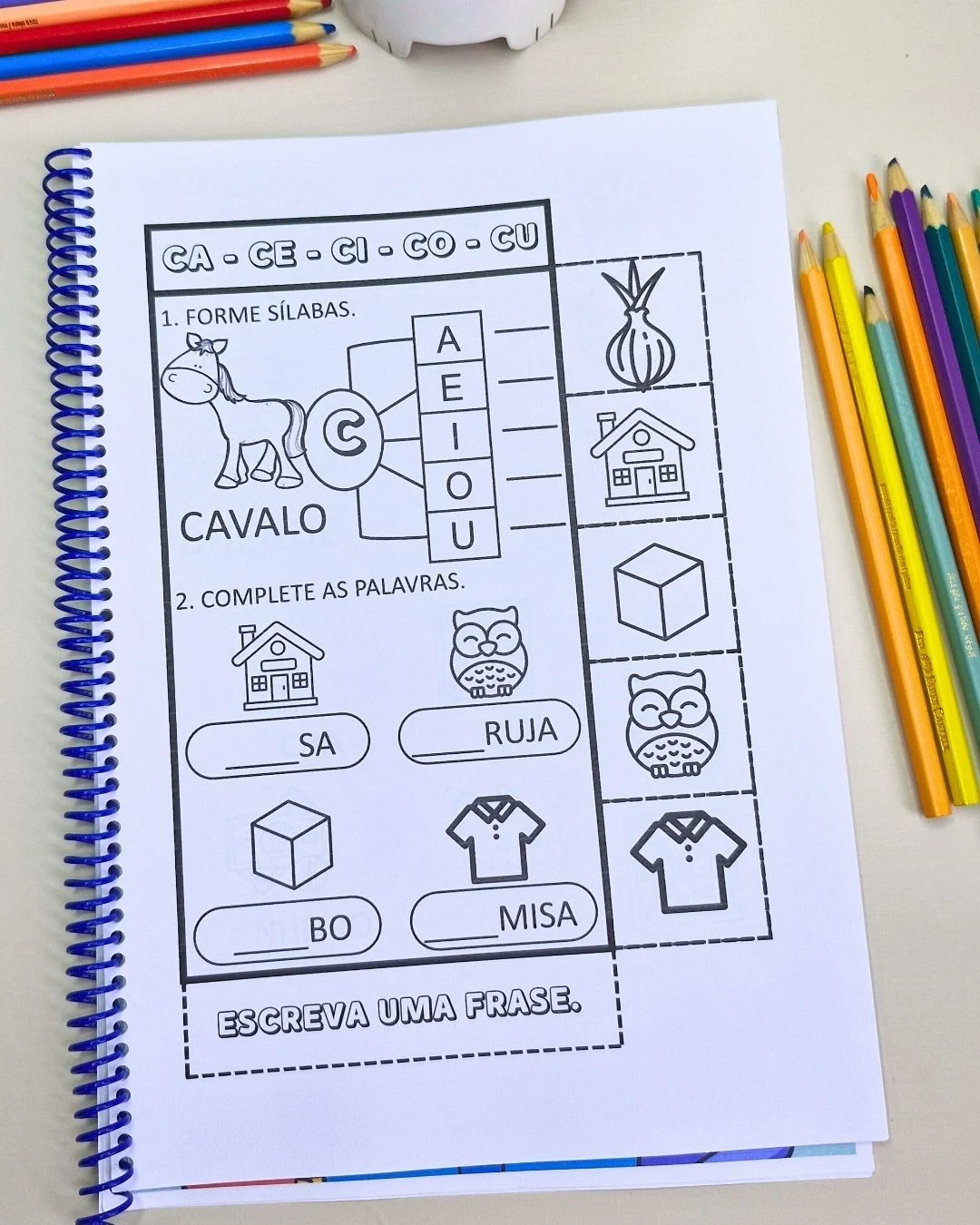 Treinando sílabas simples — amostra 2: Material pedagógico desenvolvido para ajudar crianças em processo de alfabetização a… Treinando sílabas simples — amostra 2: Material pedagógico desenvolvido para ajudar crianças em processo de alfabetização a…