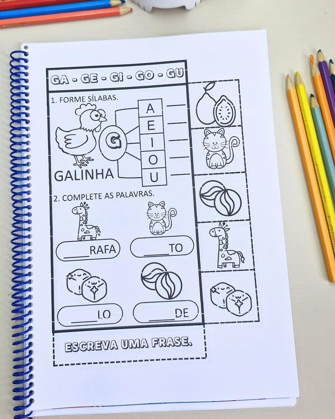 Treinando sílabas simples — amostra 5: Material pedagógico desenvolvido para ajudar crianças em processo de alfabetização a… Treinando sílabas simples — amostra 5: Material pedagógico desenvolvido para ajudar crianças em processo de alfabetização a…