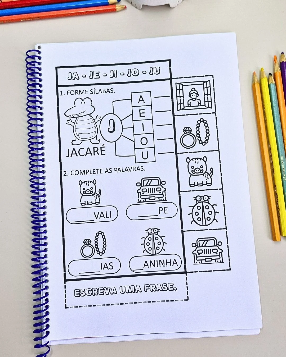 Treinando sílabas simples — amostra 6: Material pedagógico desenvolvido para ajudar crianças em processo de alfabetização a… Treinando sílabas simples — amostra 6: Material pedagógico desenvolvido para ajudar crianças em processo de alfabetização a…