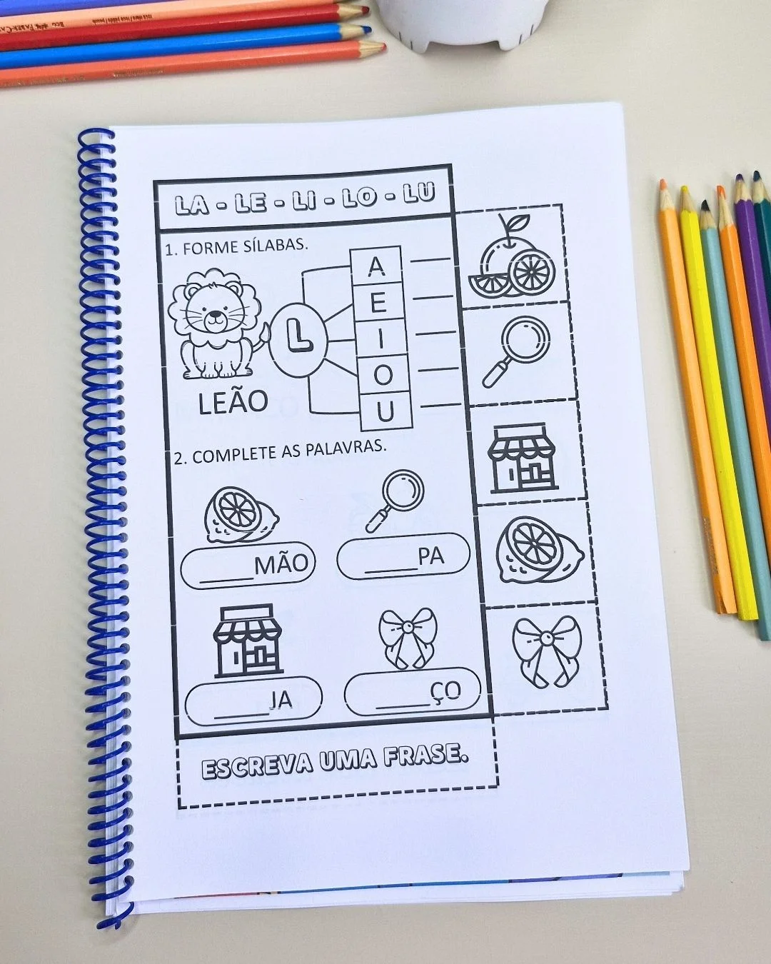 Treinando sílabas simples — amostra 7: Material pedagógico desenvolvido para ajudar crianças em processo de alfabetização a… Treinando sílabas simples — amostra 7: Material pedagógico desenvolvido para ajudar crianças em processo de alfabetização a…