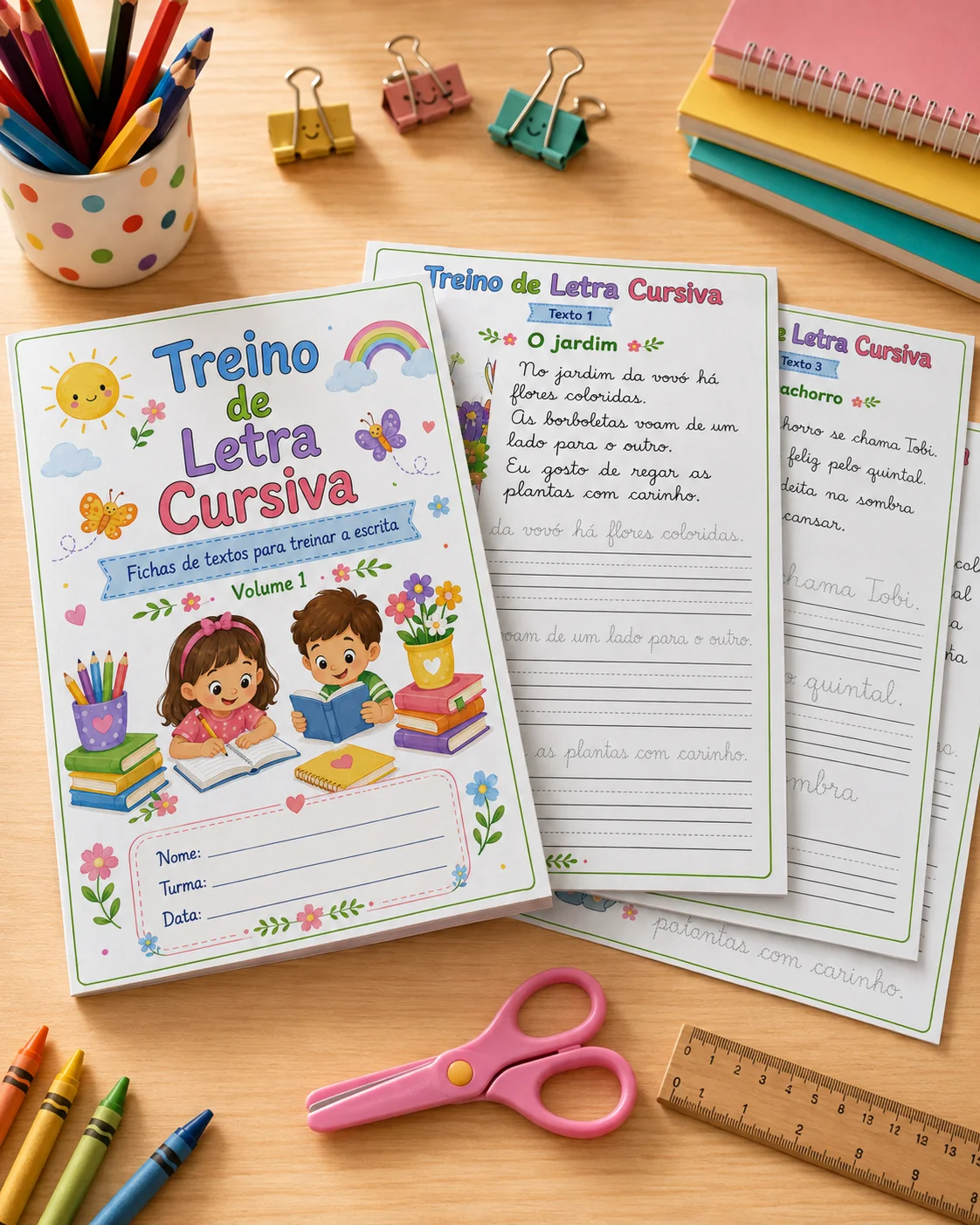 Treino de letra cursiva para alfabetização V.1 — Alfabetização para Todas as séries: ✨ NOVIDADE PARA TREINAR A LETRA CURSIVA