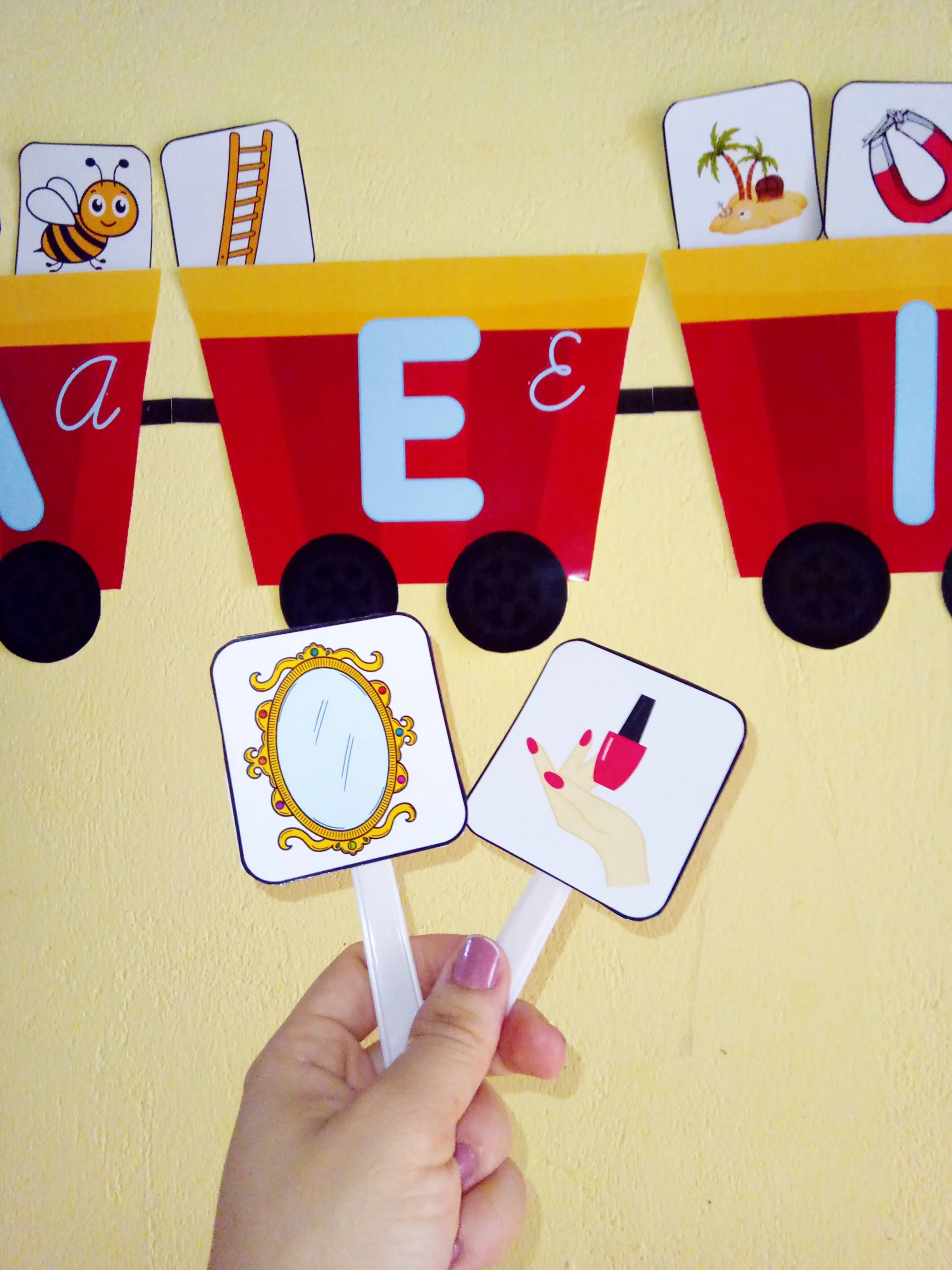 Trem das Vogais: Jogo Lúdico de Alfabetização e Educação Infantil — amostra 2: Como usar em sala de aula