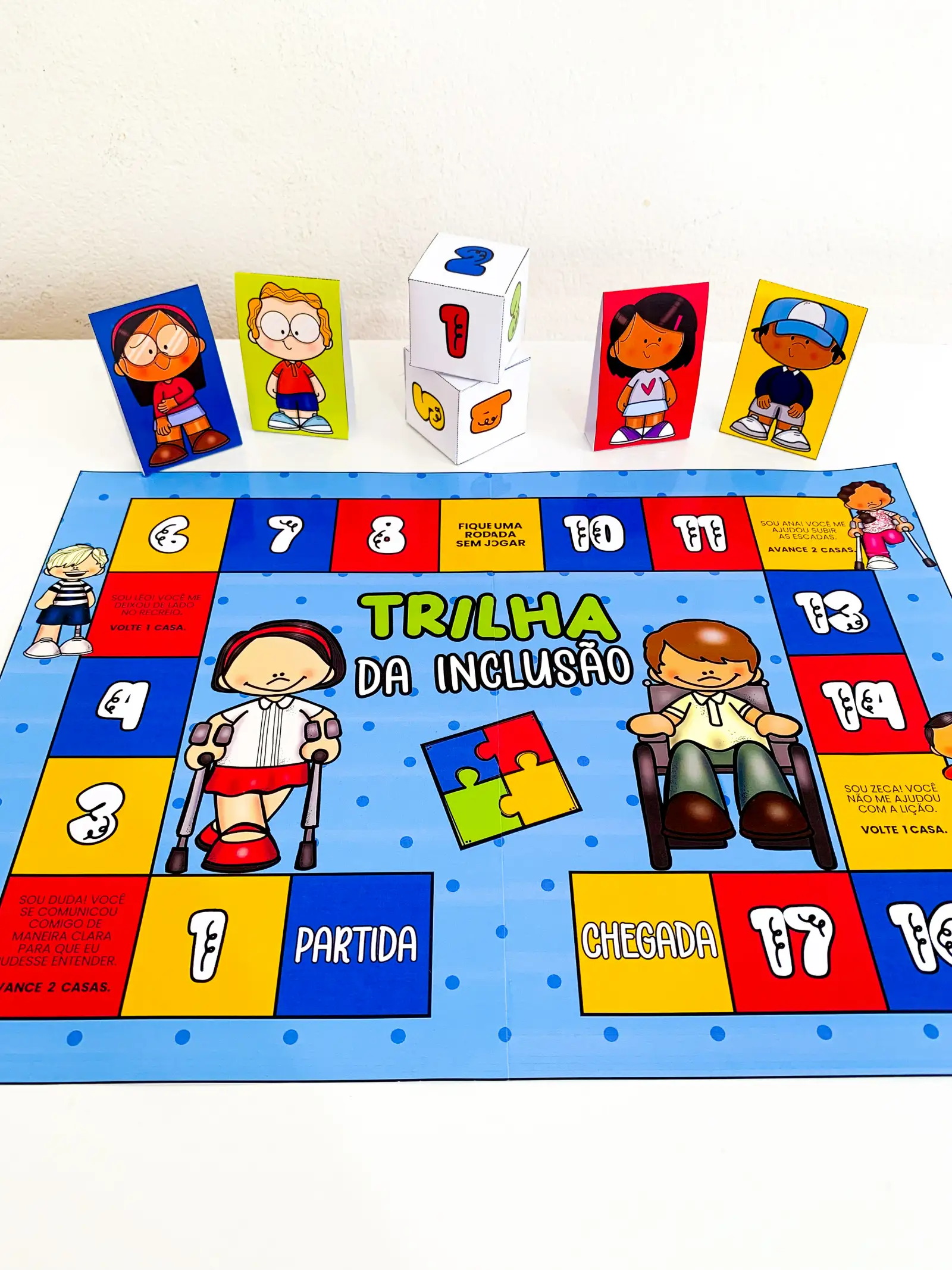 Trilha da Inclusão – Educação Infantil – PDF para Imprimir — amostra 4: Um recurso divertido para ensinar que incluir é… Trilha da Inclusão – Educação Infantil – PDF para Imprimir — amostra 4: Um recurso divertido para ensinar que incluir é…