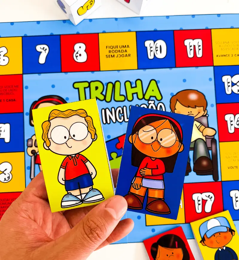 Trilha da Inclusão: jogo em PDF para Educação Infantil — amostra 4: Para quem é indicado