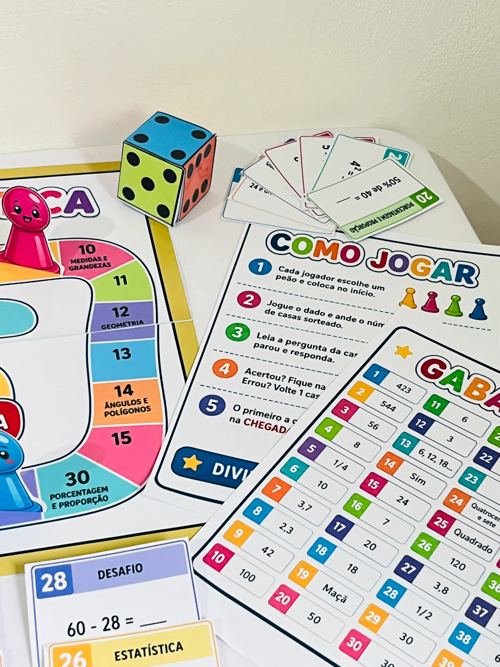 Trilha da Matemática: Jogo Matemático com 48 Desafios para Revisão — amostra 4: Trilha da Matemática com 48 desafios de… Trilha da Matemática: Jogo Matemático com 48 Desafios para Revisão — amostra 4: Trilha da Matemática com 48 desafios de…