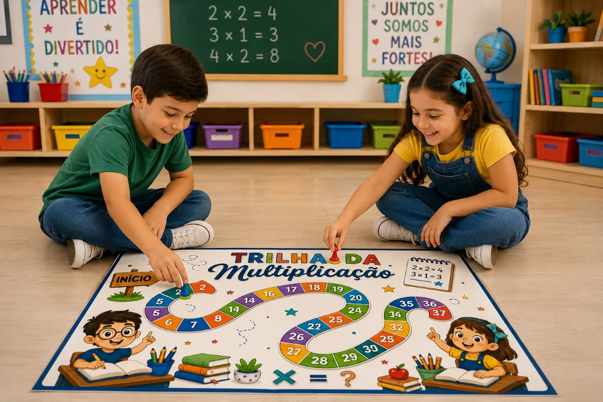 TRILHA DA MULTIPLICAÇÃO- MATERIAL PEDAGÓGICO. — Matemática para Todas as séries: Trilha da Multiplicação – Material…