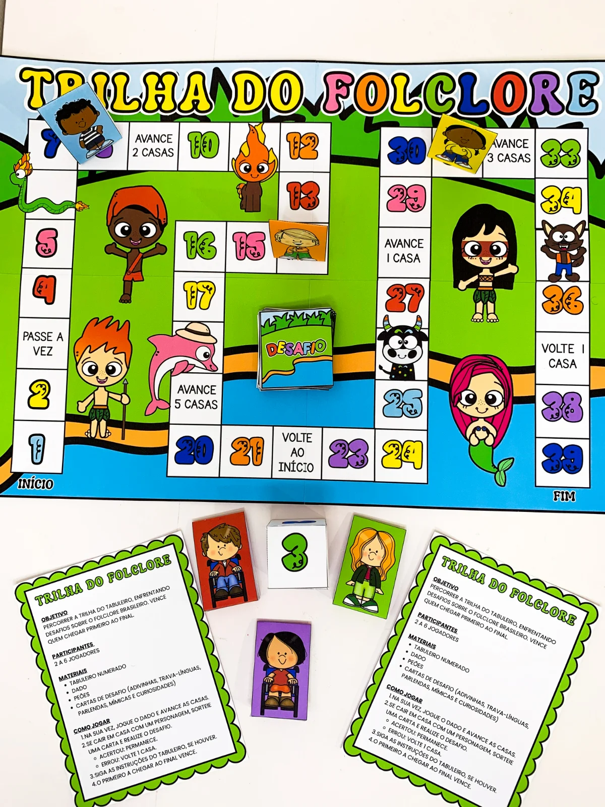 Trilha do Folclore – Material Pedagógico — Alfabetização para Educação Infantil: Transforme o estudo do folclore brasileiro…