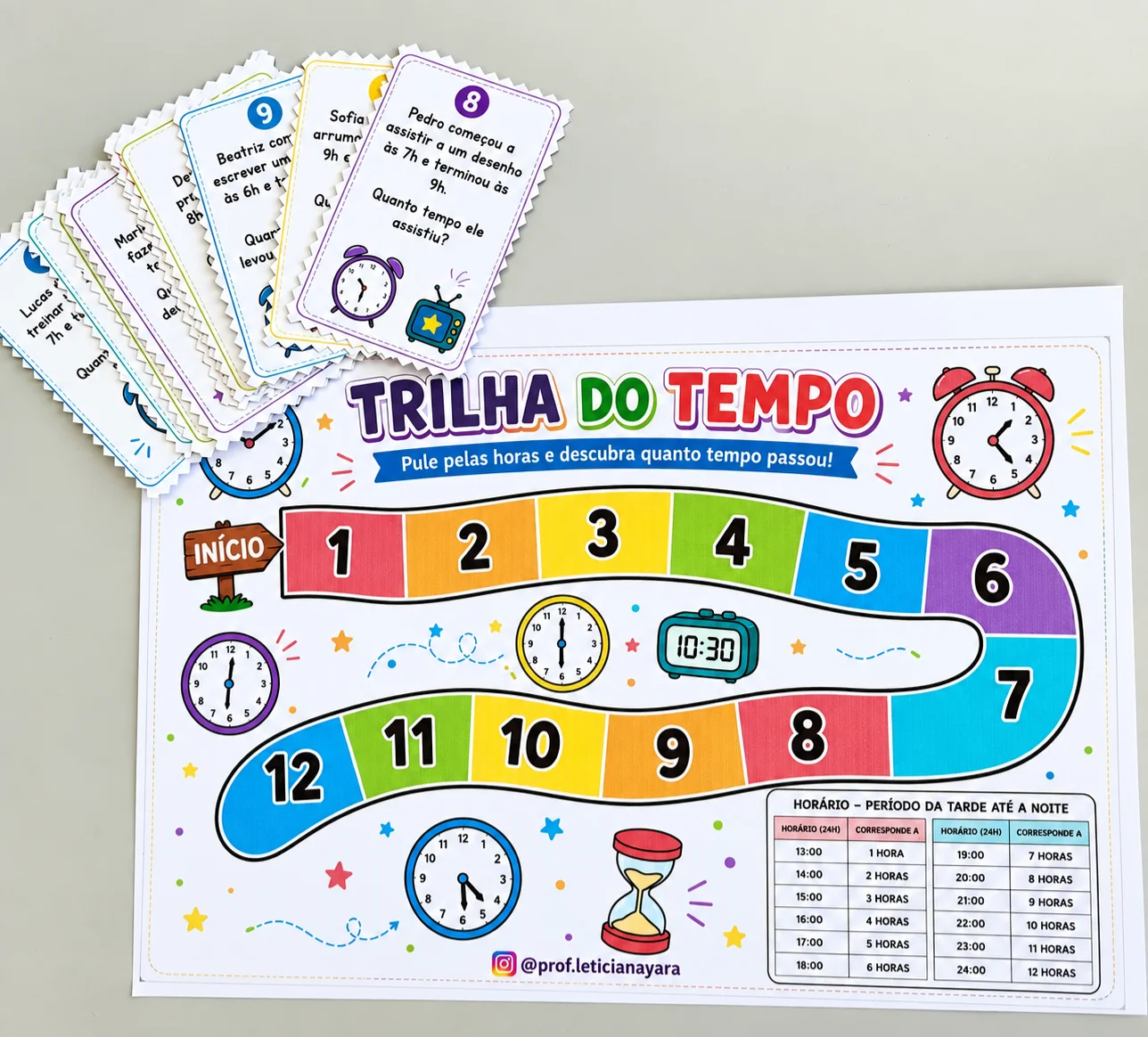 Trilha do intervalo de tempo - 1° ao 5° ano — capa do material