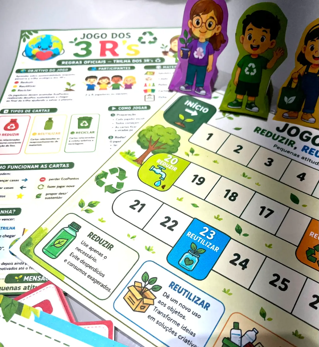 Trilha dos 3 R's - Recurso Pedagógico: Sustentabilidade — amostra 2: Transforme a aula sobre sustentabilidade em uma…