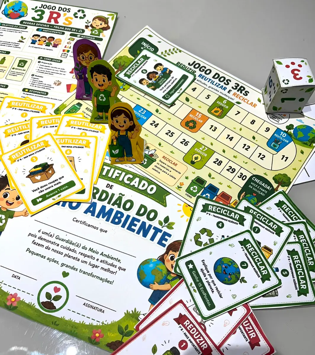 Trilha dos 3 R's - Recurso Pedagógico: Sustentabilidade — amostra 3: Transforme a aula sobre sustentabilidade em uma…