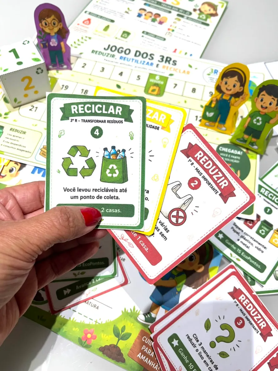 Trilha dos 3 R's - Recurso Pedagógico: Sustentabilidade — amostra 5: Transforme a aula sobre sustentabilidade em uma…