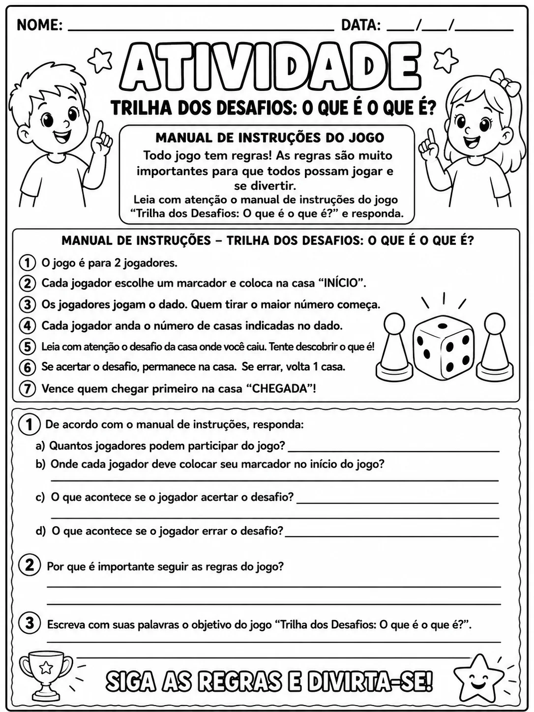 🎲✨ TRILHA DOS DESAFIOS – O QUE É, O QUE É? ✨🎲 — amostra 3: 🎲✨ TRILHA DOS DESAFIOS – O QUE É, O QUE É