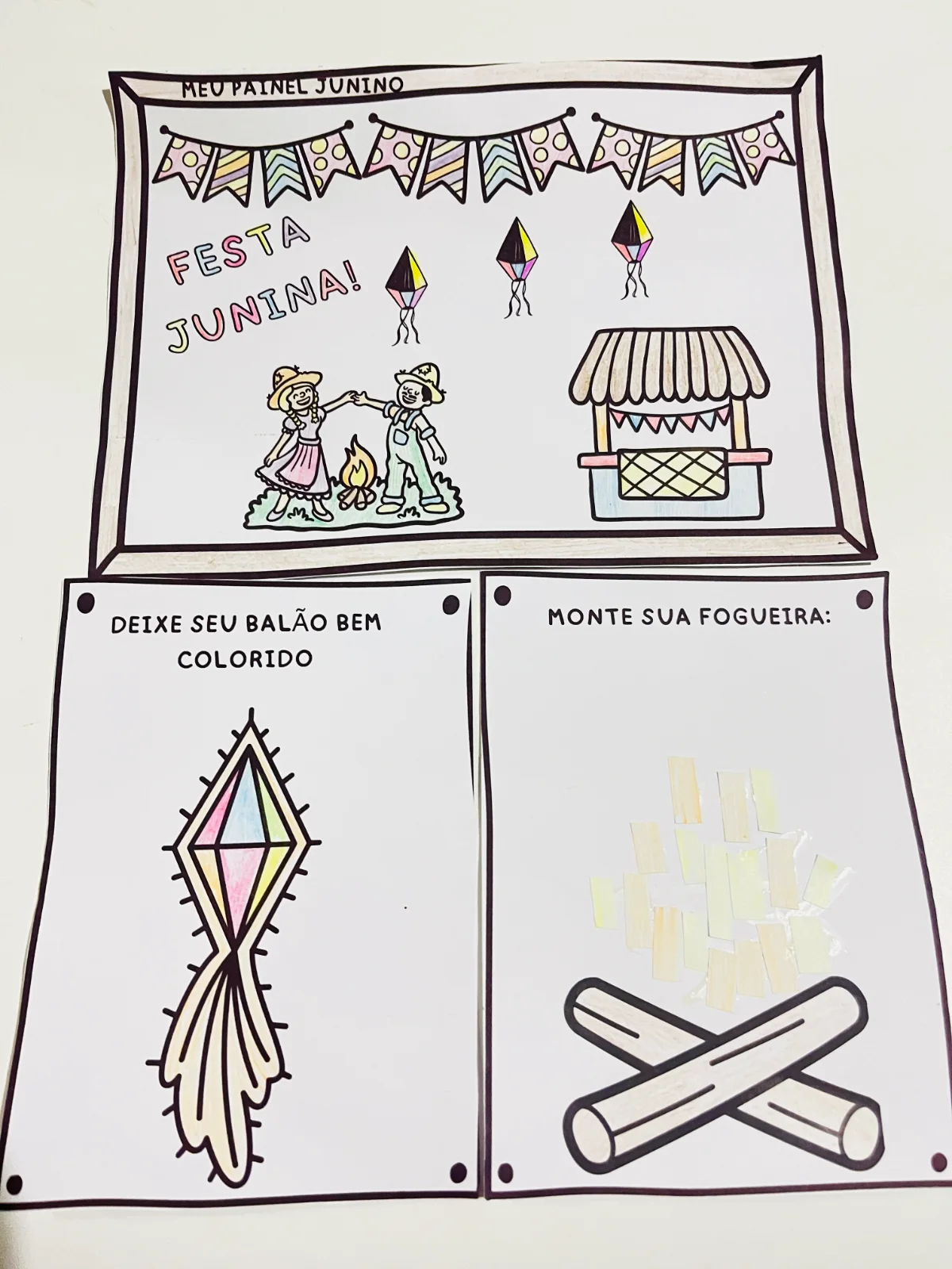 Trio de Atividades Juninas – PDF para Imprimir — amostra 2: O Kit 3 Atividades Juninas reúne propostas lúdicas para… Trio de Atividades Juninas – PDF para Imprimir — amostra 2: O Kit 3 Atividades Juninas reúne propostas lúdicas para…