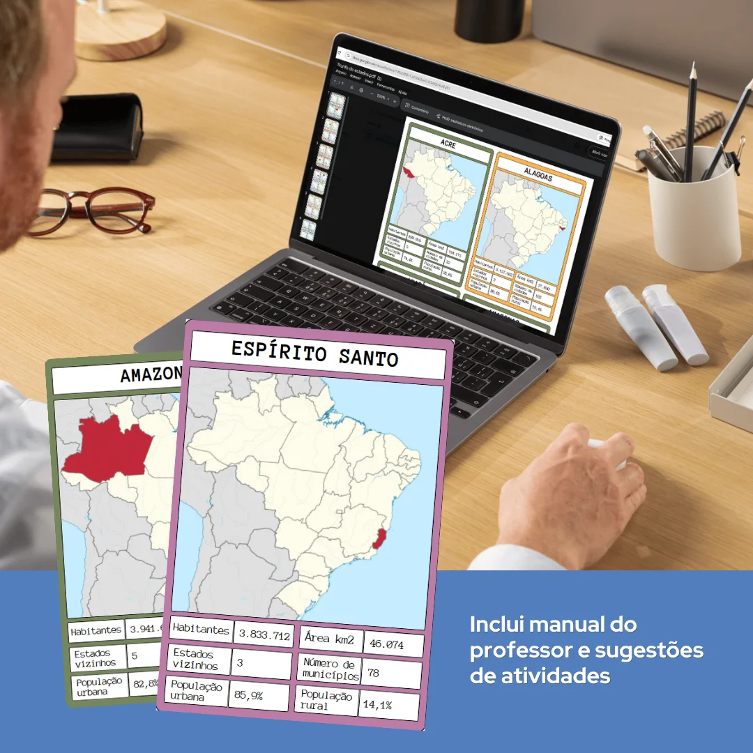Trunfo dos estados do Brasil | Geografia 4° ano 5°ano — amostra 1: Trunfo dos Estados Brasileiros | Jogo de Geografia e…