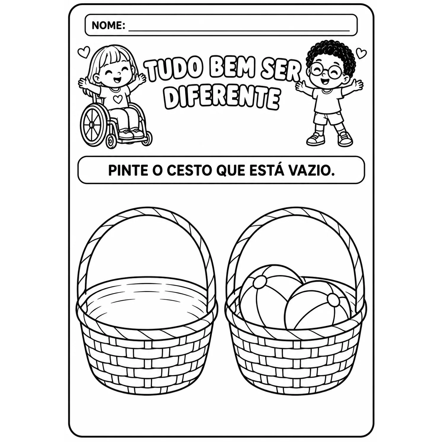 Tudo bem ser diferente/ atividade educação infantil 3 anos — amostra 3: Sequência com 54 atividades para crianças de 3 anos… Tudo bem ser diferente/ atividade educação infantil 3 anos — amostra 3: Sequência com 54 atividades para crianças de 3 anos…