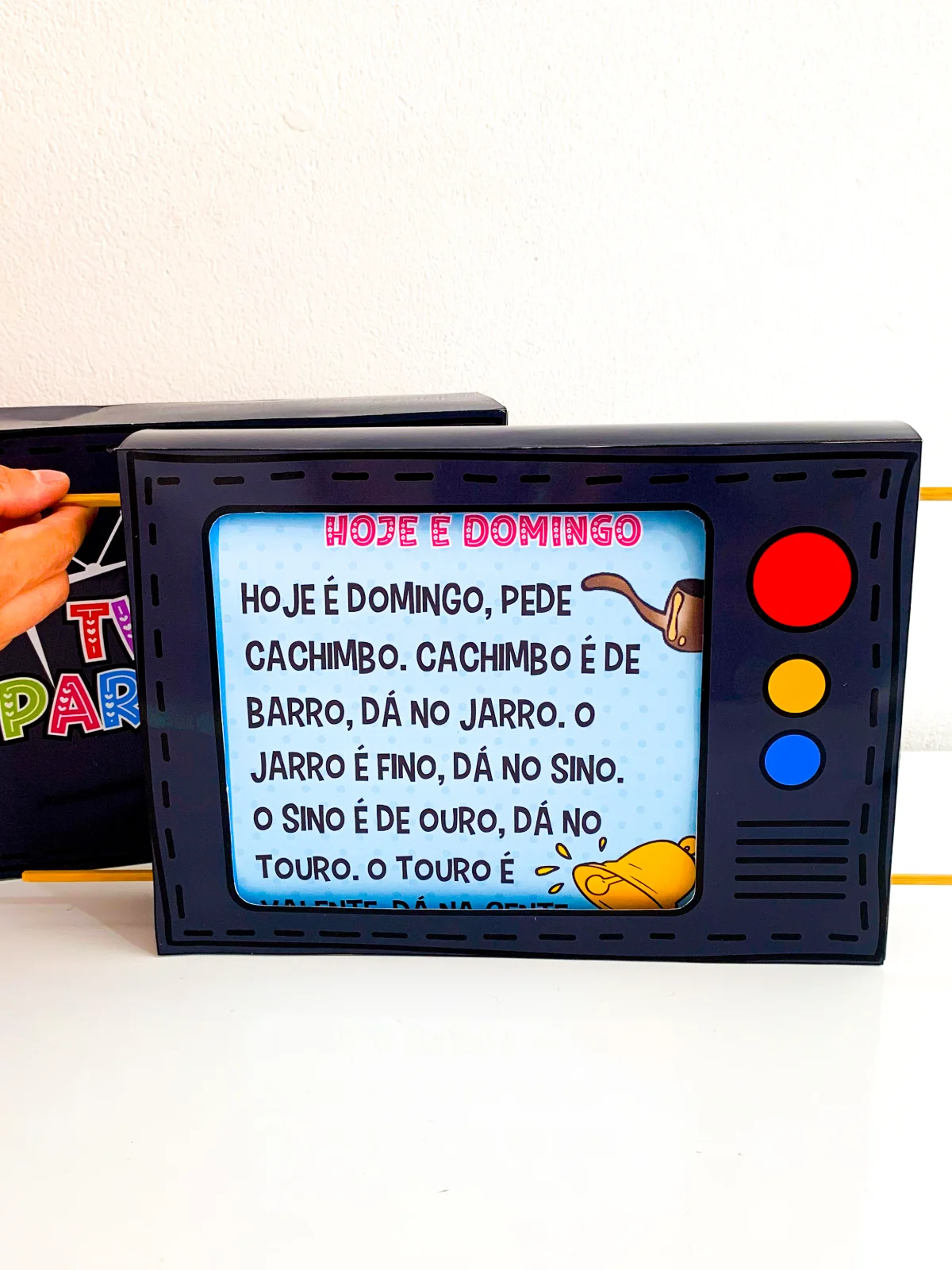 Tv das Parlendas – Atividades para Imprimir — amostra 6: Recurso para trabalhar Parlendas com crianças da Educação Infantil…