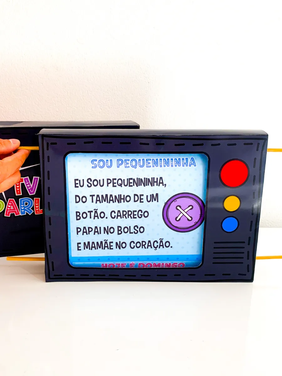 TV interativa com 26 parlendas para trabalhar leitura, oralidade, ritmo, memória e alfabetização de forma lúdica e…