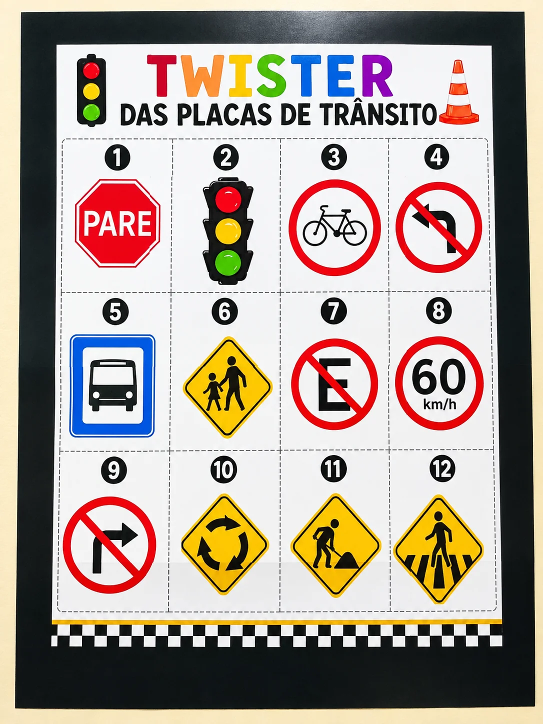Twister das Placas de Trânsito - Semana do Trânsito — amostra 2: Um recurso lúdico, interativo e superdivertido para… Twister das Placas de Trânsito - Semana do Trânsito — amostra 2: Um recurso lúdico, interativo e superdivertido para…