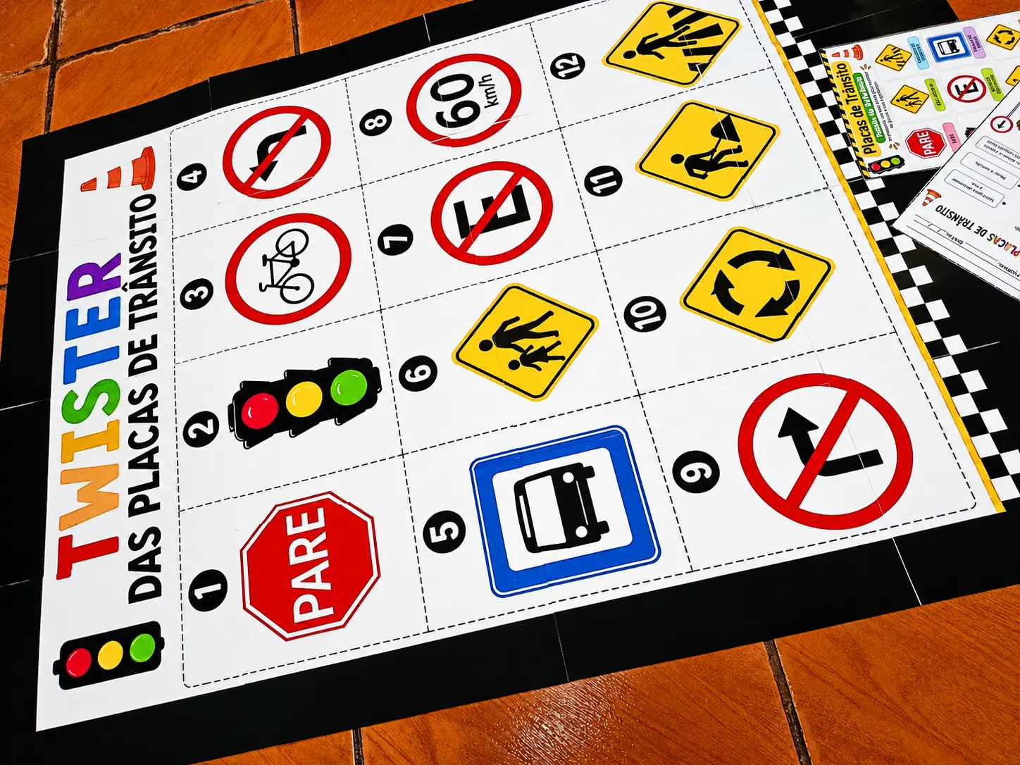 Twister das Placas de Trânsito - Semana do Trânsito — amostra 5: Um recurso lúdico, interativo e superdivertido para… Twister das Placas de Trânsito - Semana do Trânsito — amostra 5: Um recurso lúdico, interativo e superdivertido para…