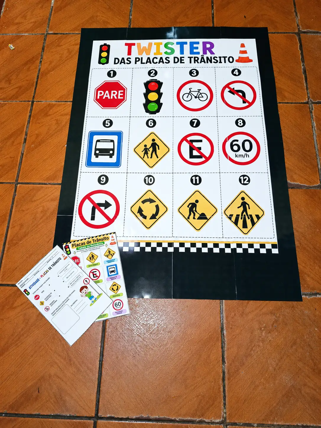 Twister das Placas de Trânsito - Semana do Trânsito — amostra 6: Um recurso lúdico, interativo e superdivertido para… Twister das Placas de Trânsito - Semana do Trânsito — amostra 6: Um recurso lúdico, interativo e superdivertido para…