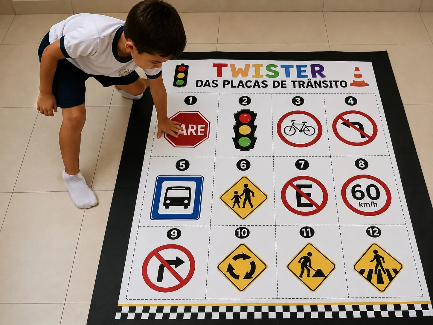 Twister das Placas de Trânsito - Semana do Trânsito — capa do material