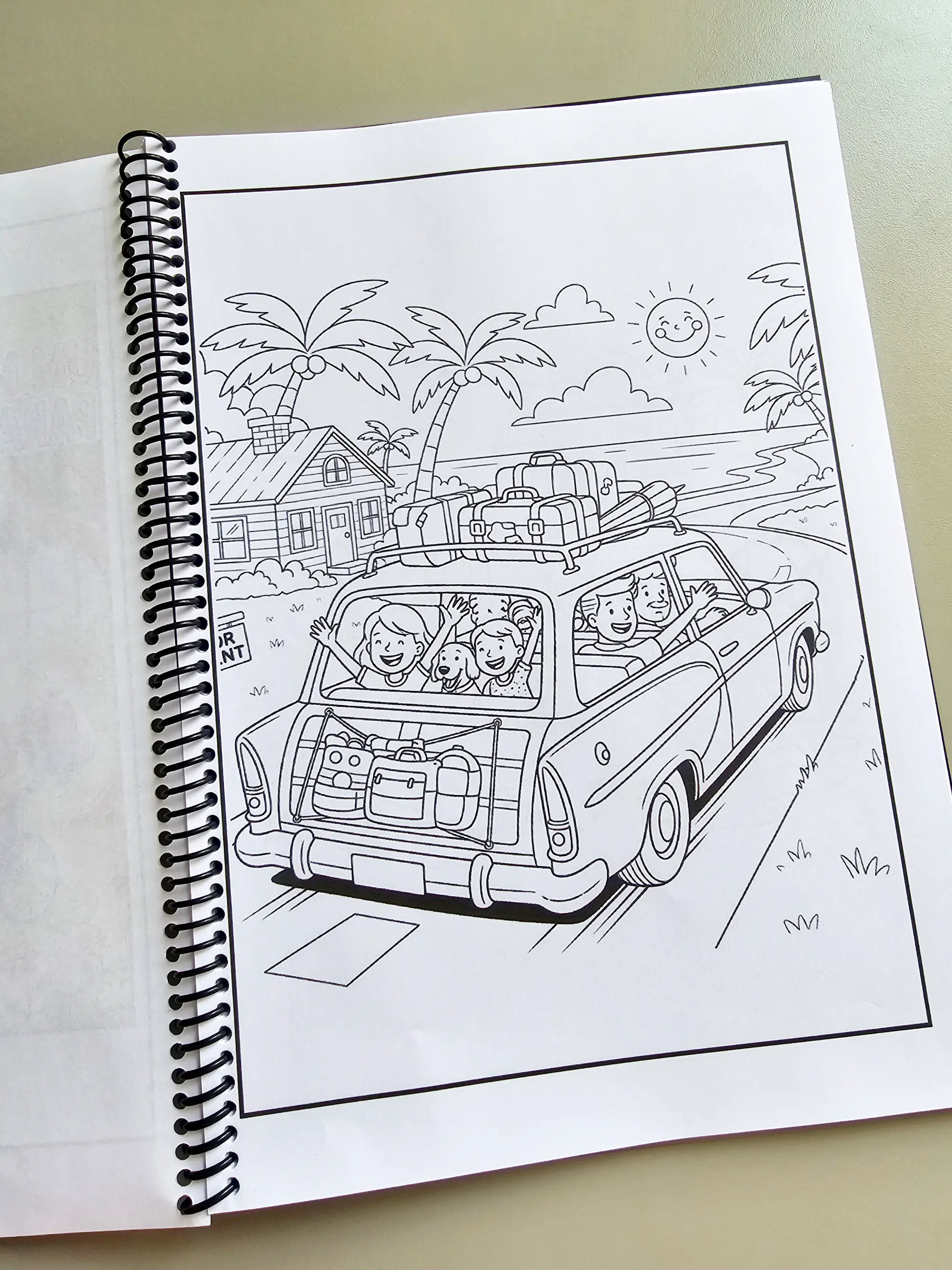 🎨☀️ UM MONTÃO DE DESENHOS PARA COLORIR NAS FÉRIAS! 🌈🖍️ — amostra 1: Este livrinho reúne desenhos para colorir com cenas…