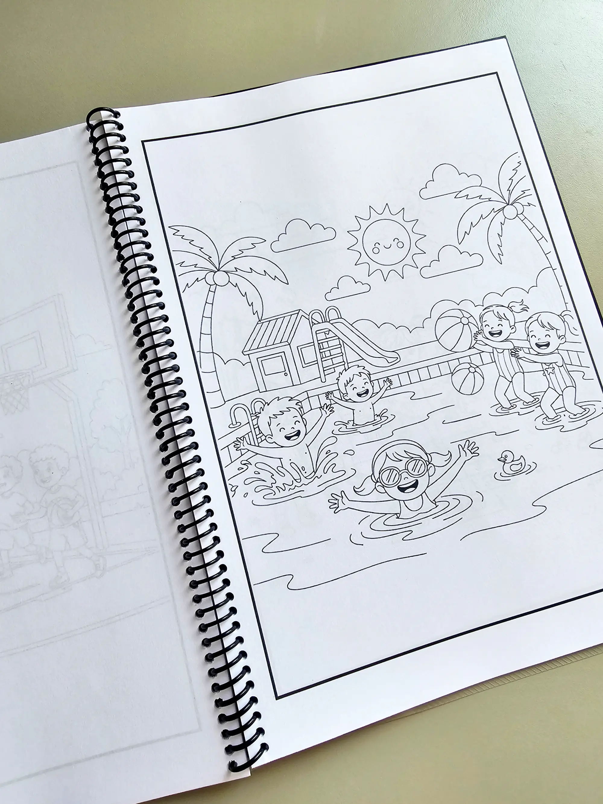 🎨☀️ UM MONTÃO DE DESENHOS PARA COLORIR NAS FÉRIAS! 🌈🖍️ — amostra 3: Este livrinho reúne desenhos para colorir com cenas…