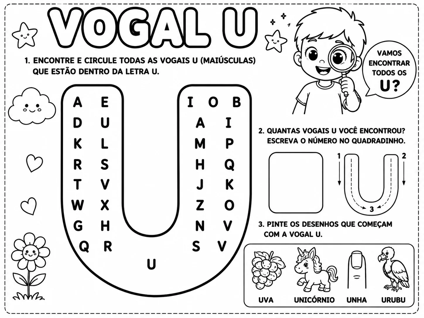 Um recurso pensado especialmente para tornar o aprendizado das vogais. — amostra 2: 🌈✨ VOGAIS MÁGICAS – APRENDER É DIVERTIDO