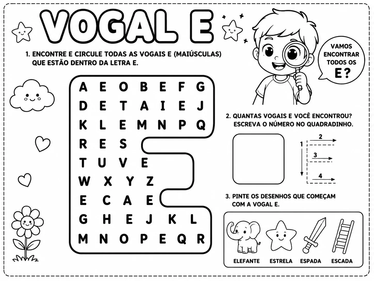 Um recurso pensado especialmente para tornar o aprendizado das vogais. — amostra 4: 🌈✨ VOGAIS MÁGICAS – APRENDER É DIVERTIDO